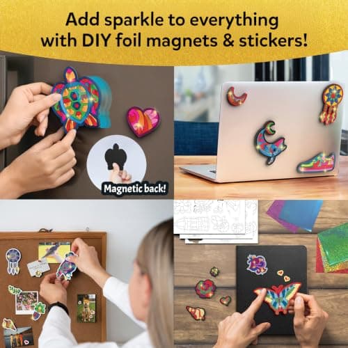 Skillmatics Foil Fun Pretty Patterns, Foil Art, Gift for Tweens & Adults — view 2