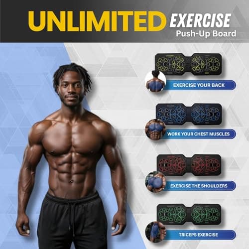 Beast Mode Gear Push Up Board 24 in 1, Resistance Band, Foldable, Home Gym — view 3