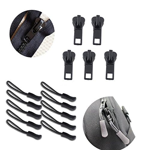 YaHoGa Zipper Repair Kit with Tool for Clothing Bags Outdoor Tents Coats Jeans Jackets Purses Luggage Backpacks (with Tool) — view 5