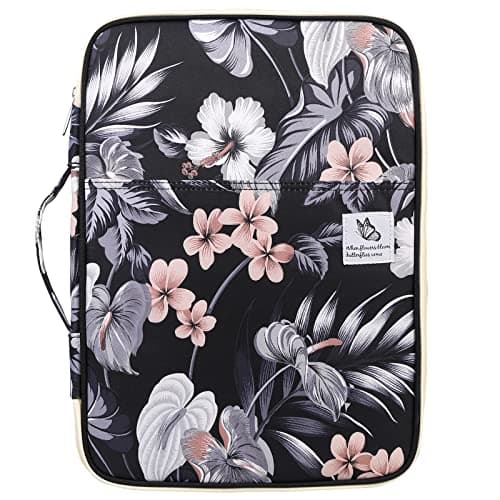 JAKAGO A4 Document Case, Multi-Pocket Portfolio Folder, Travel Portfolios