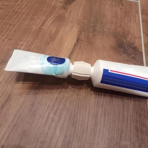 2 Pieces Portable Toothpaste Refill Adapter,Reusable Transfer Device — view 2