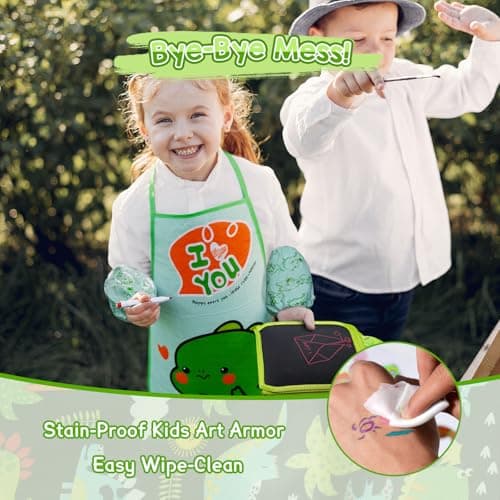 DoGeek Upgrade Erasable Doodle Books, Double-Sided Kids' Drawing Writing Boards with 12 Coloring Pens,Portable Learning Drawing Pad,Kids Plane Activities Toys Birthday Gifts for 3-8 Years(Green) — view 2