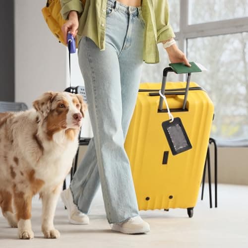 PATIKIL Luggage tag Loops, 100 Pcs PVC Luggage Loop Straps Bag Tag Loops Luggage Tag Holders Worm Loops Tag Holders for ID Card Bags Suitcase Label Fasteners, Transparent — view 5