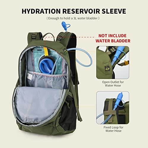 SKYSPER Rucksack 35L Hiking Backpack, Lightweight Travel Backpack Camping Trekking Backpack for Men Women — view 5