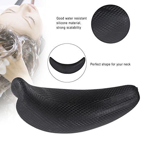 Anself Silicone Neck Pillow Neck Rest Salon Hair Shampoo Bowl Neck Pillow Gripper Hair Washing Sink Basin Tool Hair Washing Tool — view 3