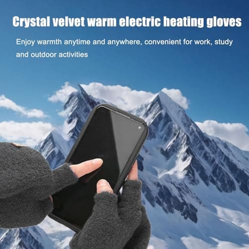 Heated Hunting Gloves 5V USB Powered Heated Heat — view 2