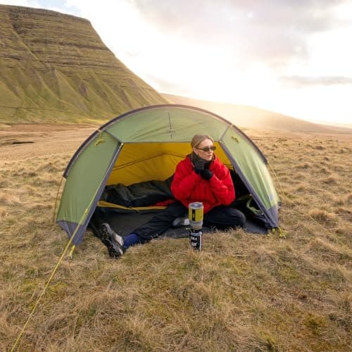 OEX Bobcat 1 Man Tent, Waterproof & Breathable Technical Tent, Ultra Lightweight & Compact Pack Size, 4 Season, Ideal for Backpacking, Hiking, & Wild Camping, 5000mm HH (Mid-Green) — view 2