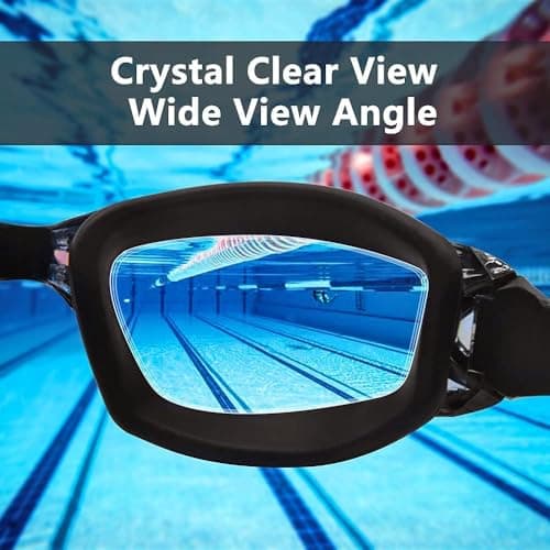 Swimming Goggles for Men Women Adults - Anti Fog Swim Goggles with Uv Protection, Clear Vision, No Leaking Silicone Cushion — view 6