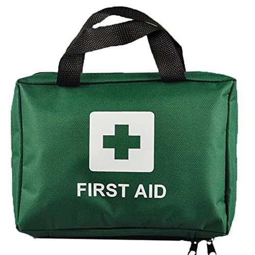 99pcs Emergency Essentials First Aid Kit Bag - Inc. Sterile Dressings, Eye Wash, Gauze, Bandages, Ice Pack, Thermal Blanket - for Family, Home, Office, Vehicle, Workplace, Travel, Camping (Green)