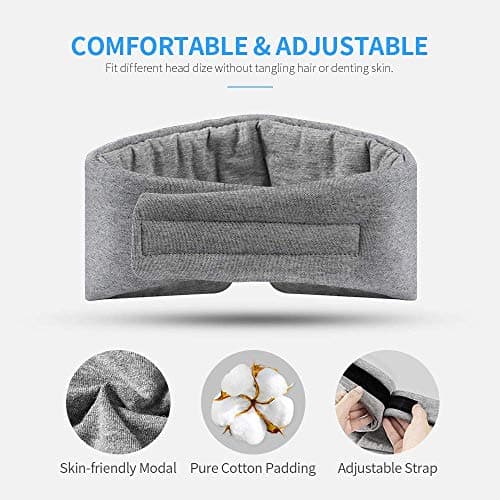 FRESHME Handmade Cotton Sleep Mask Upgrade Light Blocking Sleeping Eye Mask — view 4