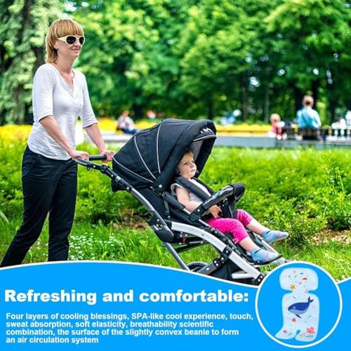 Car Seat Cooler Pad for Child Cooling Child Summer — view 3