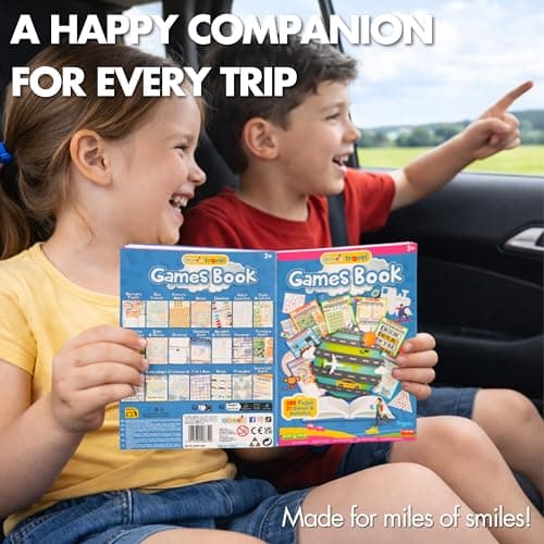 abeec Travel Games Book for Kids — 200 Pages, 21 Games and Activities — Plane Activities for Kids, Car Journey Games — Word Searches, Sudoku, Battleships, Spot the Difference — view 6