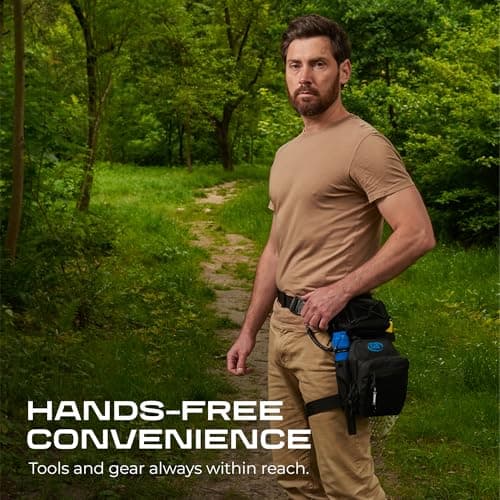 CKG Leg Bag Tactical Pouch for Metal Detecting, Drop Leg Bag, Waterproof Metal Detector — view 2