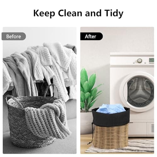 OTraki 2 PCS Travel Laundry Bag 40x50cm Drawstring Storage Bag Dirty Clothes laundry bag Foldable Storage Bag for Toys Camping Holiday Student Dorm College Apartment — view 3