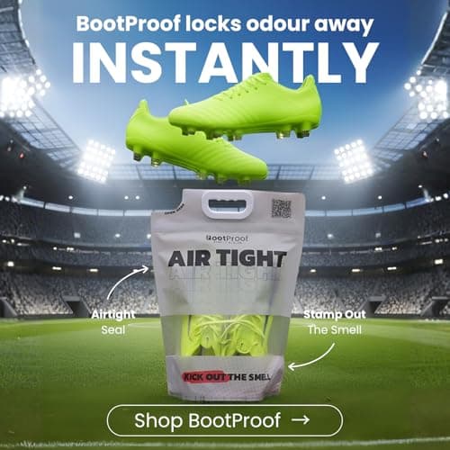 BootProof Smell Proof Boot Bag Odour Eliminating Storage for Football Boots & Rugby Boots – Leakproof, Durable, Easy Clean, Ideal for Sports Gear (1) — view 5