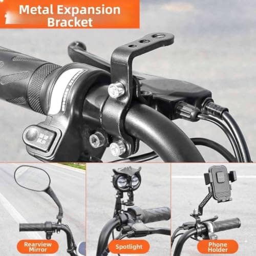 Helilyco 3-Hole Motorcycle Accessory Mount for Phone for gps 3-Hole Motorcycle — view 3