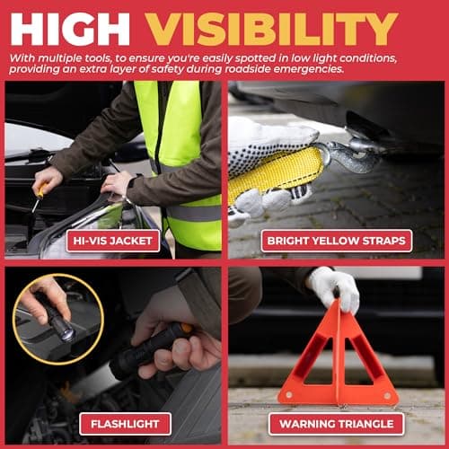 GADLANE Car Breakdown Emergency Kit - Large Roadside Car Emergency Kit — view 4