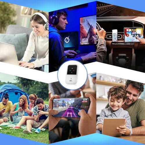 Portable 4G LTE Mobile WiFi Router, Pocket WiFi Hotspot 150Mbps, Pocket WiFi Travel Router, 3000mAh, 150Mbps, Connect Up to 10 Devices for Travel, Caravan & Remote Work — view 6