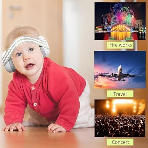 Baby Ear Defenders for 0-36 Months, Soft Adjustable with Noise‑Reduction — view 6