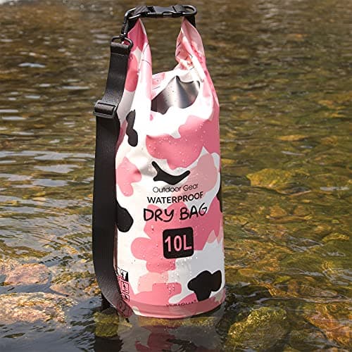 YUMQUA Waterproof Dry Bag Backpack 5L/10L/20L/30L/40L, Roll Top Floating Waterproof Storage Bags for Kayaking, Boating, Swimming, Hiking, Camping and Fishing — view 5