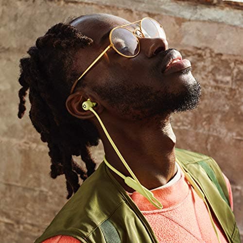 Beats Flex Wireless Earphones – Apple W1 Headphone Chip, Magnetic Earbuds, Class 1 Bluetooth, 12 Hours of Listening Time, Built-in Microphone - Yuzu Yellow — view 2