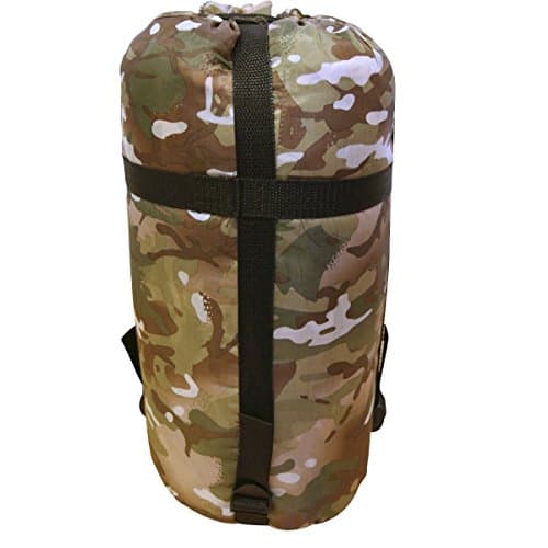 Kombat UK Unisex Outdoor Military Sleeping Bag available in Btp (British Terrain Pattern) - One Size — view 5