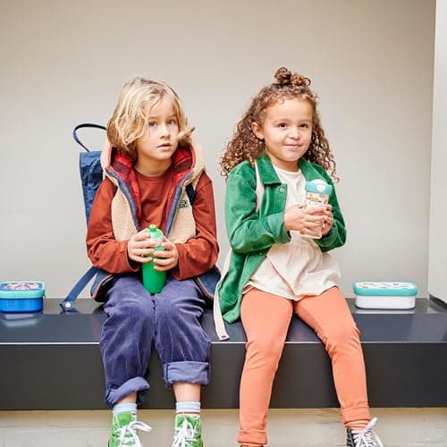 Mepal Drinking Bottle Pop-up Campus, Drinking Bottle, Leak Proof Drink Bottle For School, BPA-free and Dishwasher Safe, 400 ml, Cool mint — view 4