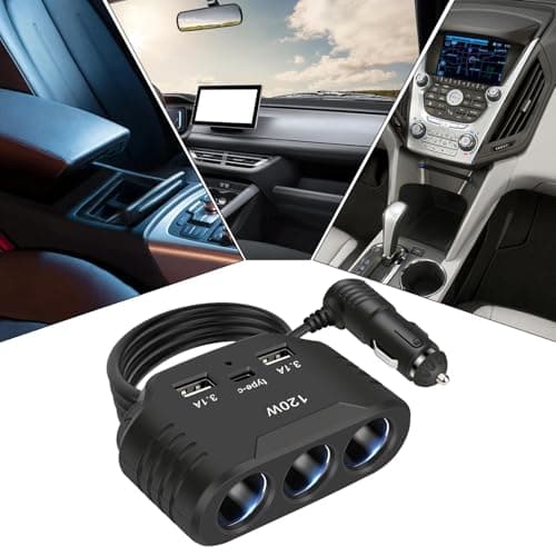 120W USB C Car Charger, Car Phone Charger, Fast Charge USB Car Charger, Fast Charge Adapter Effective for All Vehicles, and Travel — view 6