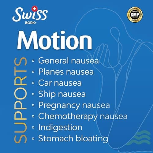 Sugar Free Travel Sickness Tablets — Ginger Tablets for Nausea Relief, Morning Sickness & More — Chewable Motion Sickness Tablet for Kids and Adults (Mint Flavor x 10PCS) — view 2