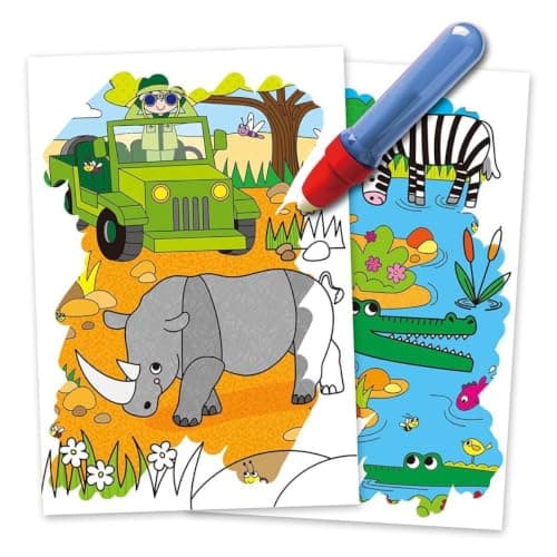 Water Magic Safari -Reusable Childrens Colouring Book - Ages 3 Years Plus — view 3