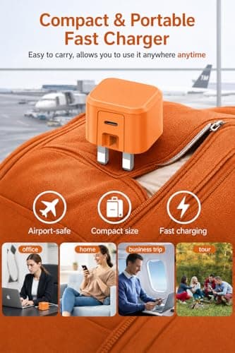 For iPhone 17 16 15 Pro Max 60W USB-C to C Charger Plug and Cable AVS DVS — view 2