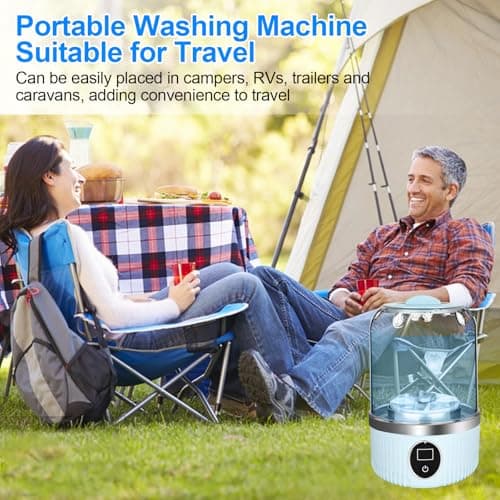 Underwear Washing Machine, Upgrade 1L Mini Portable Washing Machine, 3 Cleaning Modes,Rechargeable Underwear Washer Deep Cleans Small Clothes for Apartment, Dorm, RV, Travel & Hotel Use — view 5