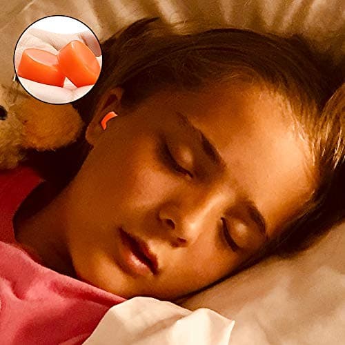 12 PCS Silicone Ear Plugs Soft Protective Waterproof Noise Cancelling Putty Ear Plugs Moldable Earplugs Set with 2 Clear Storage Boxes for Swimming Sleeping — view 6