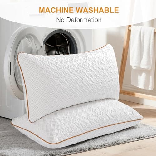 Twirest Pillows 2 Pack Shredded Cooling Memory Foam Pillows, 51X66cm — view 5