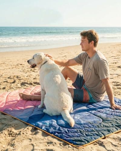 Gonex Camping Blanket, Packable Wearable Puffy Outdoor Blanket Quilt — view 6