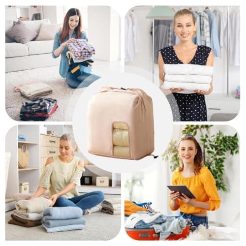 Duvet Storage Bag Dust Proof Compression Bag With Window — view 4