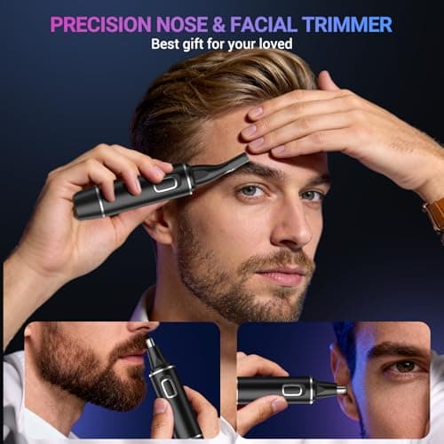 USB-C Nose Hair Trimmer for Men, Painless & Precision,Compact and Powerful — view 6