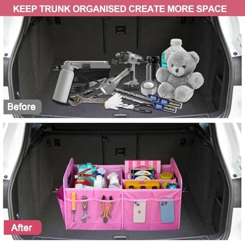 OEMASSIVE Car Boot Organiser 55L - Foldable Multi-Compartment Boot Tidy — view 5