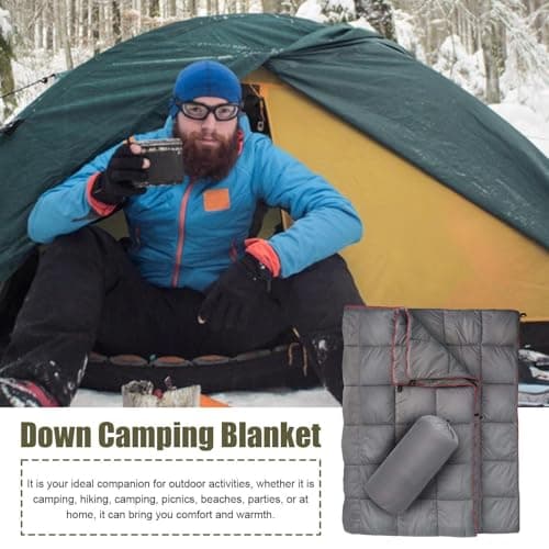 Down Travel Blanket Portable Down Blanket — view 2