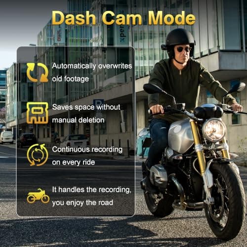DRIFT Ghost XL Motorbike Action Camera 9hr Battery Record Your Entire Ride 140°POV 300°Rotating Lens IPX7 Waterproof 12MP APP Control Easy Mount Everywhere Fit for Helmet, Bicycle — view 3