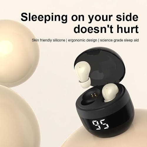 Invisible Mini Wireless Bluetooth Earbuds,Small Ear Buds for Side Sleepers — view 5