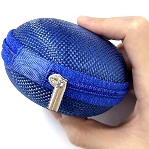 4 Pack Portable Earphone Case Earphone Bluetooth Headset Small Storage Bags Mini Coin Purse, Earbud Storage BoxStorage Cases Box Travel Carrying Pocket Headset For Headphones, USB Cable, Charger — view 4
