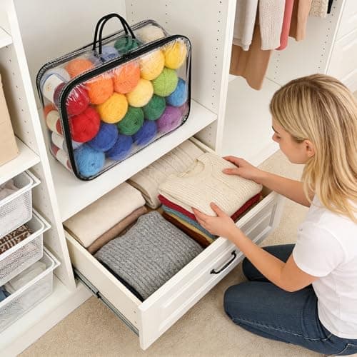 RAORAOYUE 3Pcs Yarn Storage Bags, 16 x 12 x 4 inches — view 6