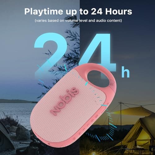 NOBIS Clip Portable Bluetooth Speaker, Up to 24H Playtime, IP68 Waterproof — view 3