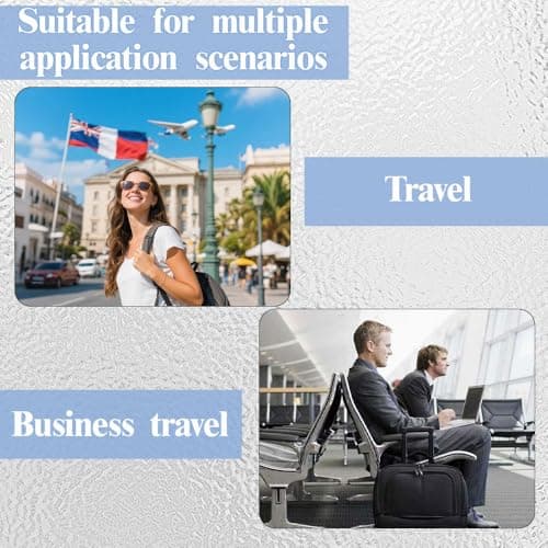 JJ GRADGOWN Personalised Luggage Tags, Custom Luggage Tags for Suitcases with Photo, Luggage Accessories Suitcases for Application scenarios, Travel, Business Travel — view 5