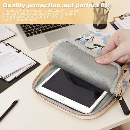 Kindle Sleeve, Paperwhite Pouch for 6-7'' E-Readers, Tablet Travel Bag — view 4