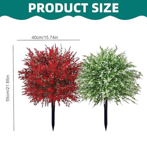 Artificial Lavender Ground Stake 55x40cm Faux Outdoor Garden — view 2