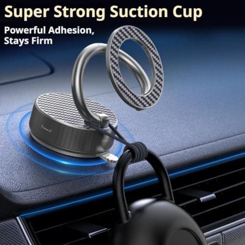 Magnetic Car Phone Holder-Magnetic Phone Holder for Car with Extendable Arm — view 5