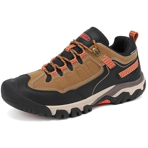 ARRIGO BELLO Walking Shoes Mens Tekking Trainers Hiking Footwear UK 7-11(B Yellow,UK Size 8