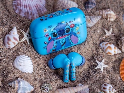 Buds Classic Stitch Wireless Bluetooth EarBuds - Lilo & Stitch In Ear Headphones with Mic, 28+ Hours Playtime, Active Noise Cancelling EarBuds with IPX4 Rating & Wireless Charging Earphones Case — view 5